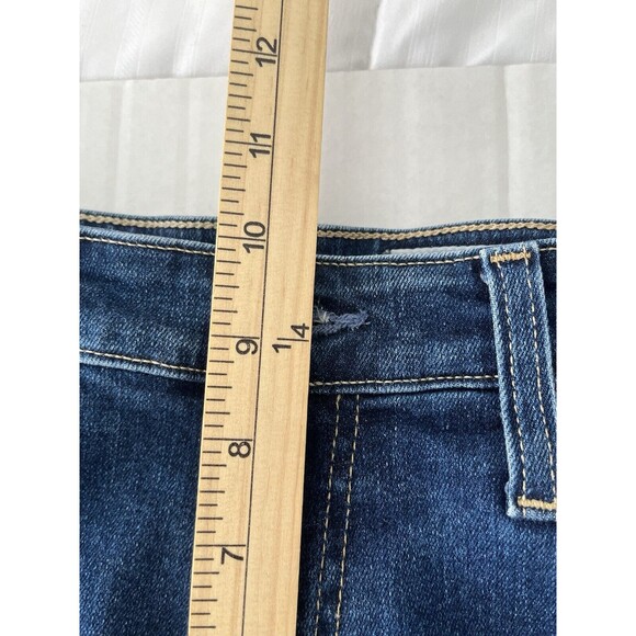 AG Adriano Goldschmied Farrah Skinny Distressed High Rise Split Hem Jeans 28R - Picture 11 of 13